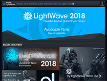 Tablet Screenshot of lightwave3d.com